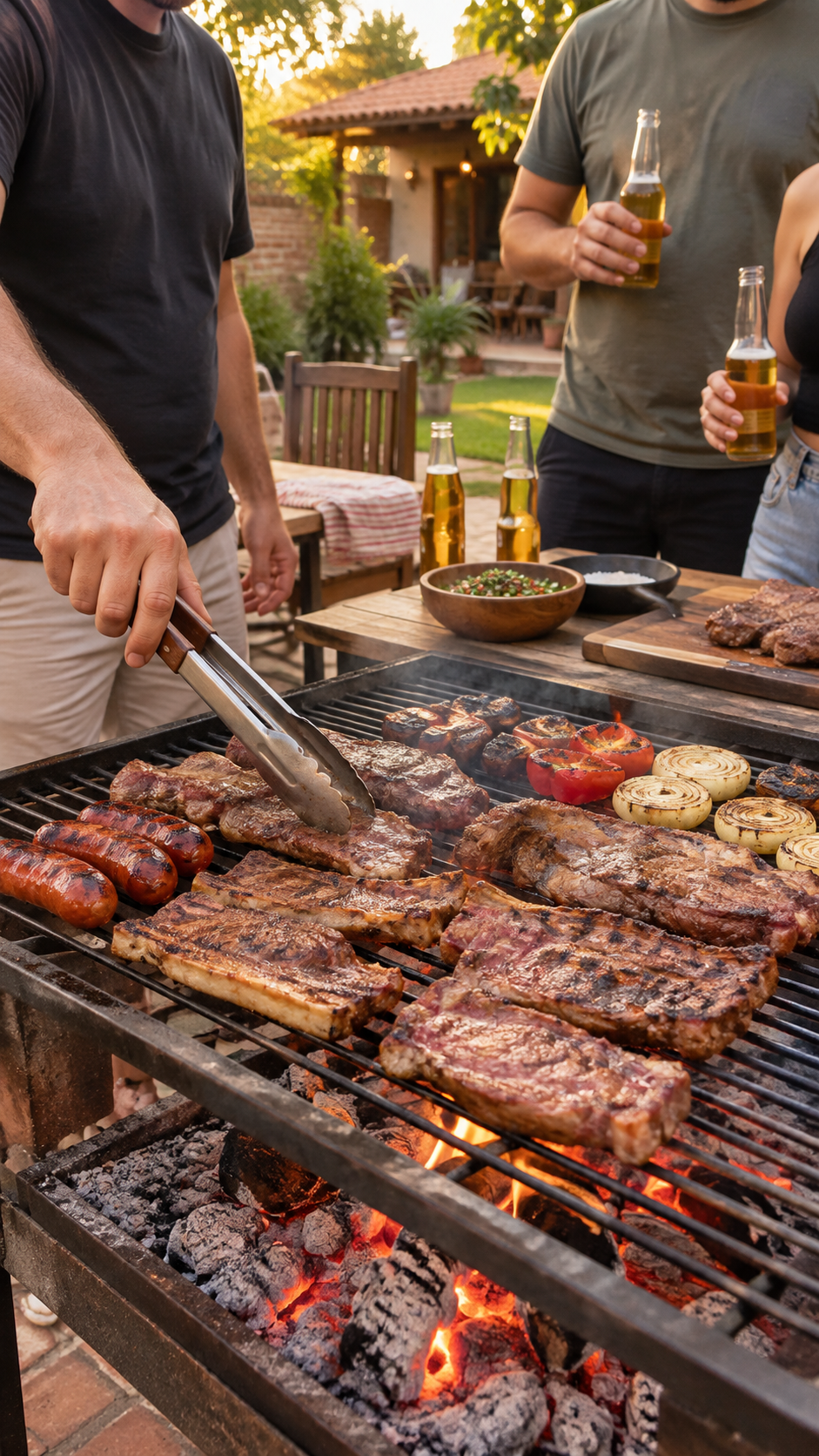 Parrilla con amigos